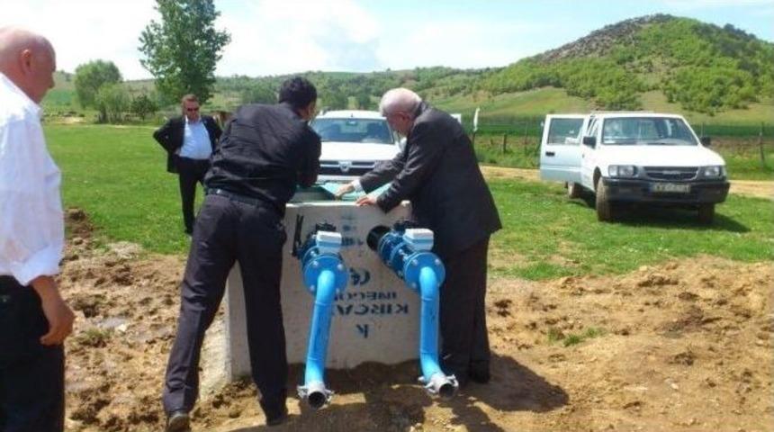 Düzmeşe Ve Oğulpaşa Köylerinde Arazi Sulamasında Kullanılan Hatta Sayaçlar Takıldı