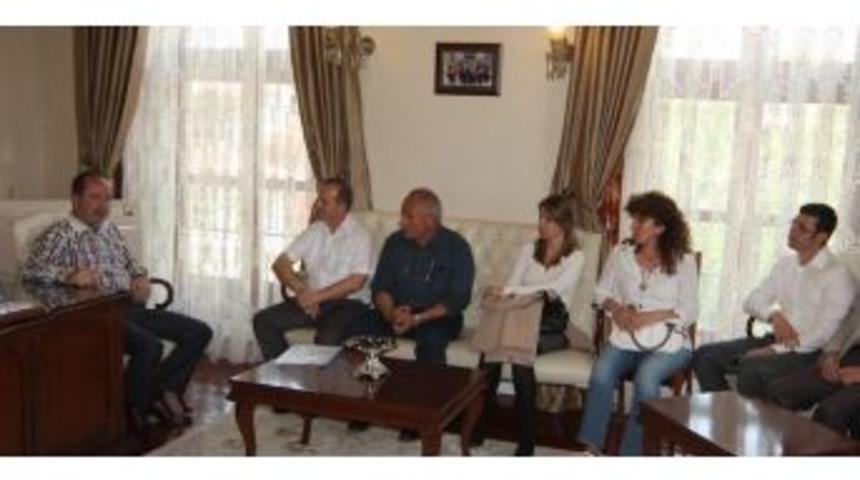 TMMOB Heyetinden, Başkan G&uuml;rkan'a Ziyaret