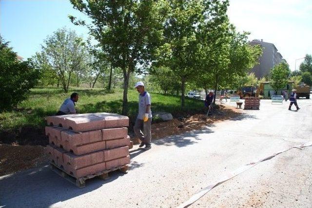 Odunpazarı’nda Üst Yapı Çalışmaları