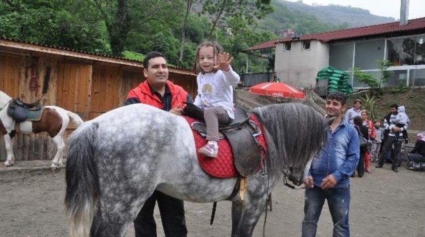 Midillim At &Ccedil;iftliği'nde At İle Terapi D&ouml;nemi Başladı