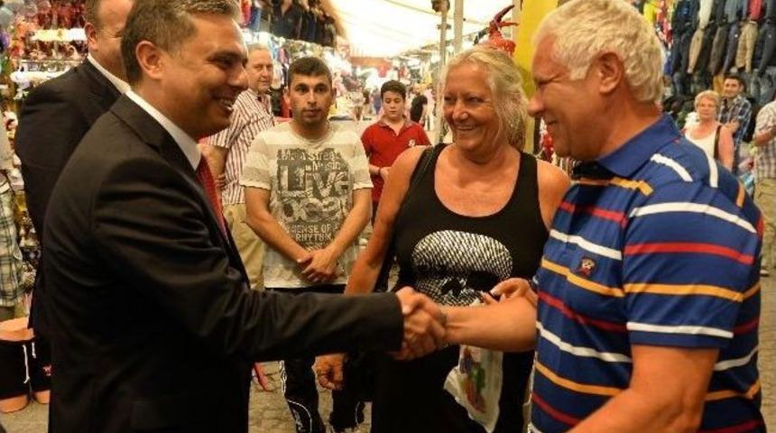 Başkan Uysal&rsquo;dan Kalei&ccedil;i Esnafına Ziyaret