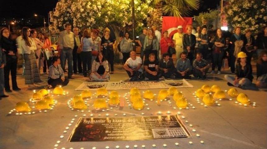 Kuşadası'nda Add Gen&ccedil;lik Kolları&rsquo;ndan Soma Eylemi