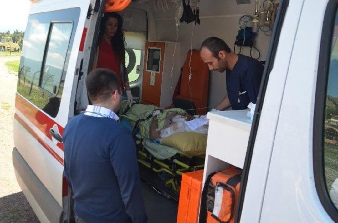 Kolunu Ve Bacağını &Ccedil;apa Makinesine Kaptırdı