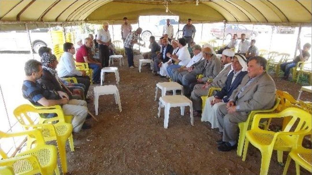 Soma&rsquo;da &Ouml;len Kızıltepeli Madenci İ&ccedil;in Taziye &Ccedil;adırı Kuruldu