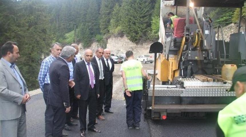 Giresun&rsquo;da Yayla Yollarındaki &Ccedil;alışmalar Hız Kazandı