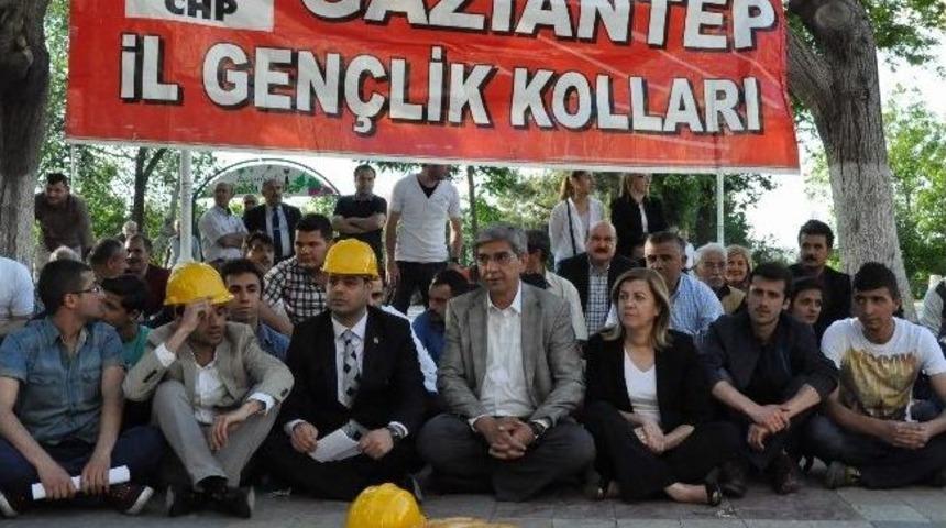 Chp'den Soma İ&ccedil;in Oturma Eylemi