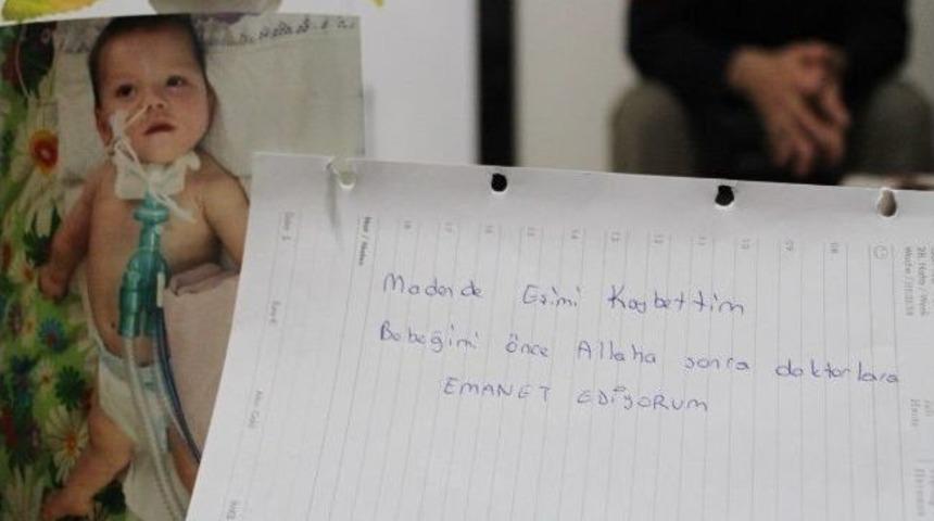 Bebeğinin Başucuna Not Bırakıp Maden Şehidi Eşine Koştu