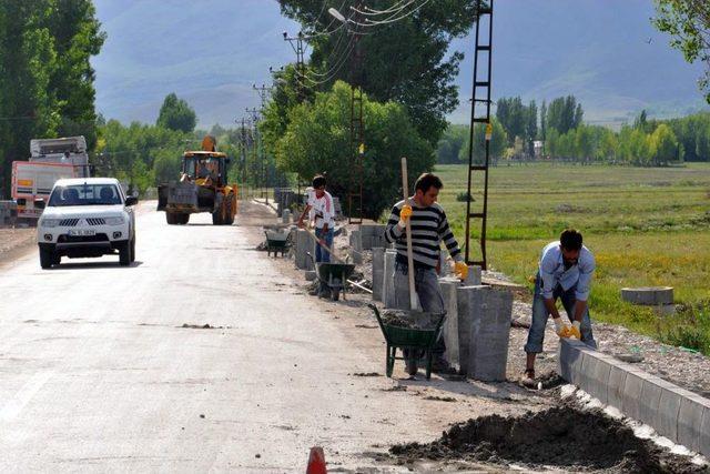 Ovacık ta Kaldırım Çalışması 1
