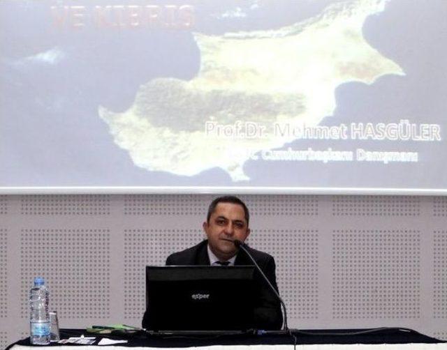 Kktc Cumhurbaşkanı Danışmanı Prof.dr.mehmet Hasgüler İkçü’de 2