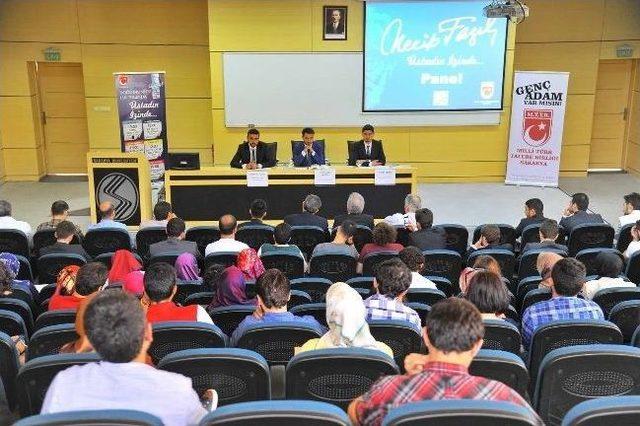 Sa&uuml;&rsquo;de Necip Fazıl Kısak&uuml;rek Paneli Ger&ccedil;ekleşti 3