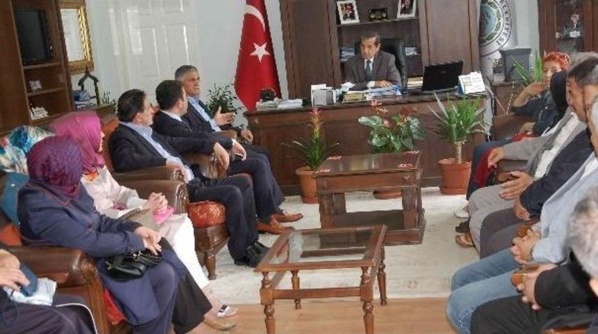 Ak Parti İl Başkanı Gazel&rsquo;den Başkan &Ouml;zkan&rsquo;a Ziyaret