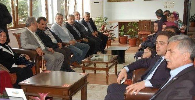 Ak Parti İl Başkanı Gazel’den Başkan Özkan’a Ziyaret