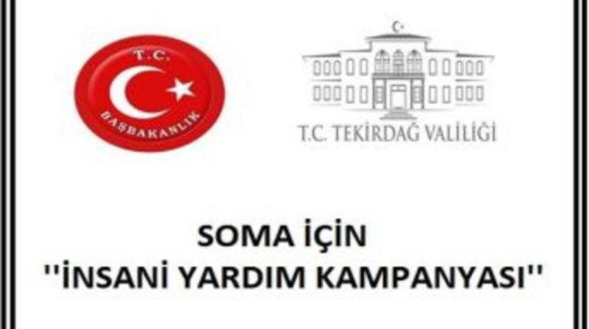 Tekirdağ&rsquo;dan Soma İ&ccedil;in İnsani Yardım Kampanyası