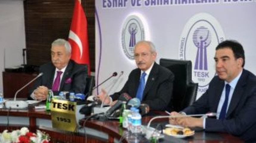 Kılı&ccedil;daroğlu, Tesk Başkanı Paland&ouml;ken&rsquo;i Ziyaret Etti