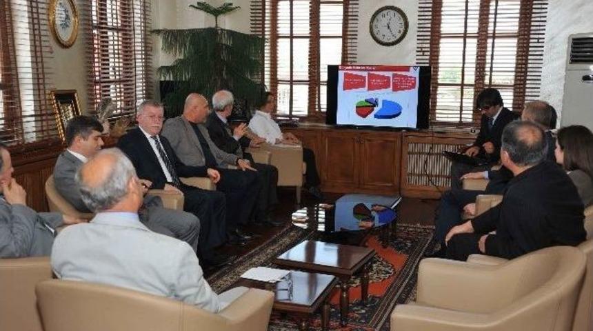 T&uuml;bitak Heyeti Başkan Yılmaz'ı Ziyaret Etti