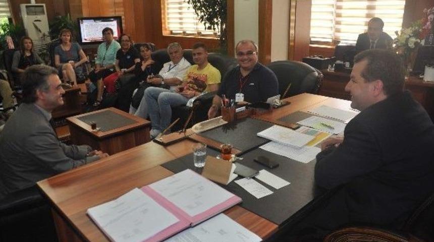 Başkan Yılmaz Avrupa'dan Gelen Misafirleri Ağırladı