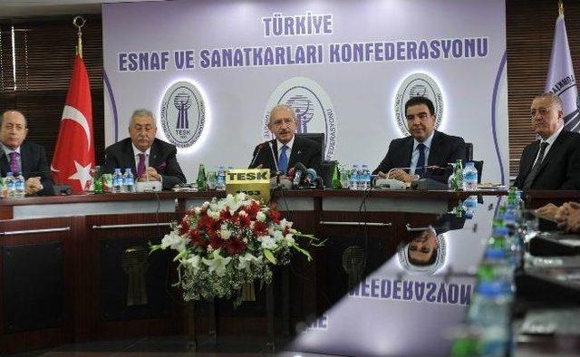 Kılı&ccedil;daroğlu, Tesk Başkanı Paland&ouml;ken i Ziyaret Etti 1