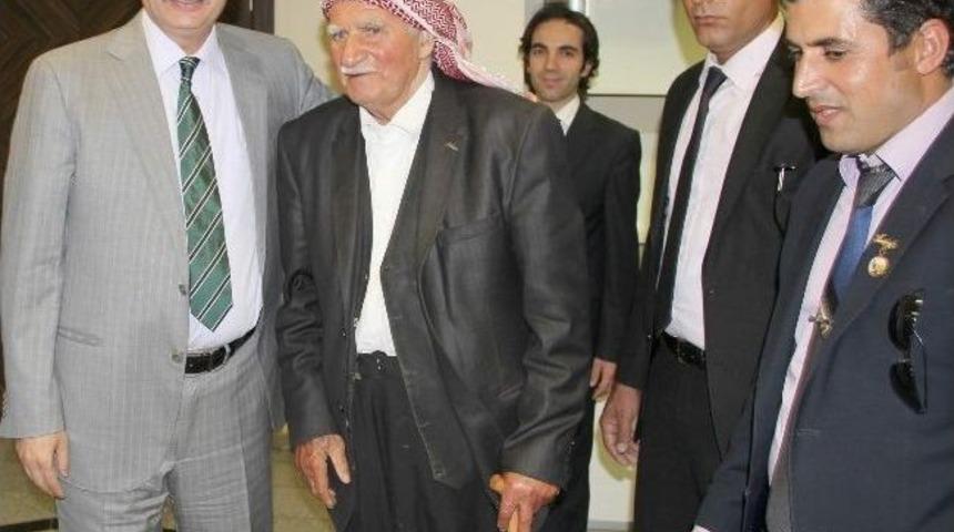 Şivan Perwer&rsquo;in Babası Başkan G&uuml;ven&ccedil;&rsquo;i Ziyaret Etti