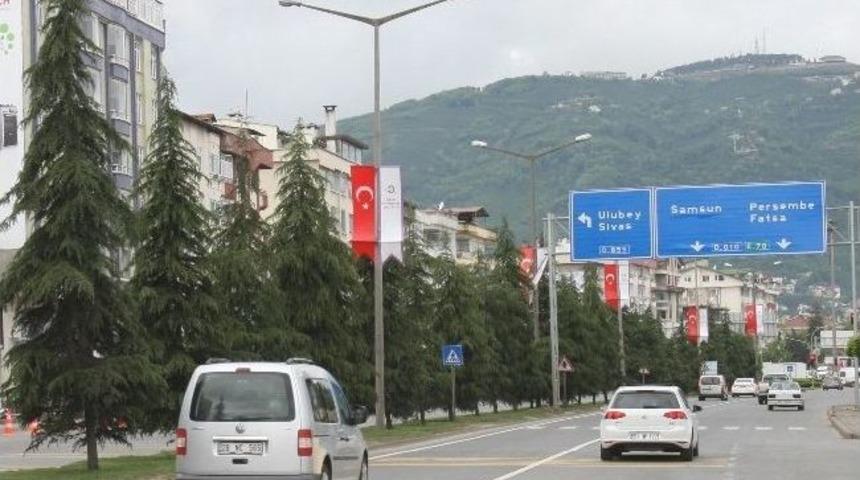 Ordu&rsquo;da Yollara 5 Bin Fidan