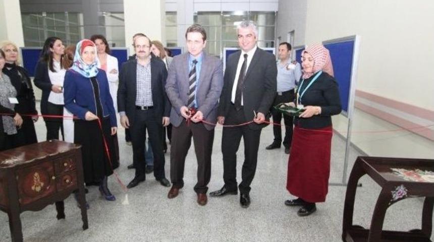 Erzurum Beah Psikiyatri Servisi Hastaları El Sanatları Sergisi A&ccedil;tı