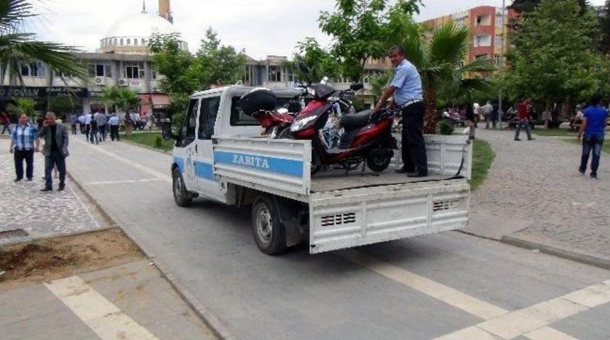 Kızıltepe Zabıta Ekiplerinden Bisiklet Ve Motosiklet Operasyonu