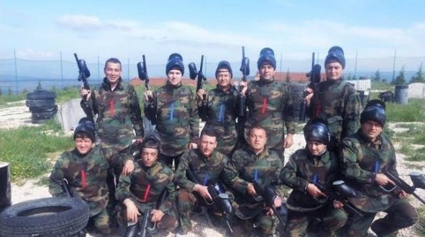 Bilecik Zabıtası "paintball"la Stres Attı