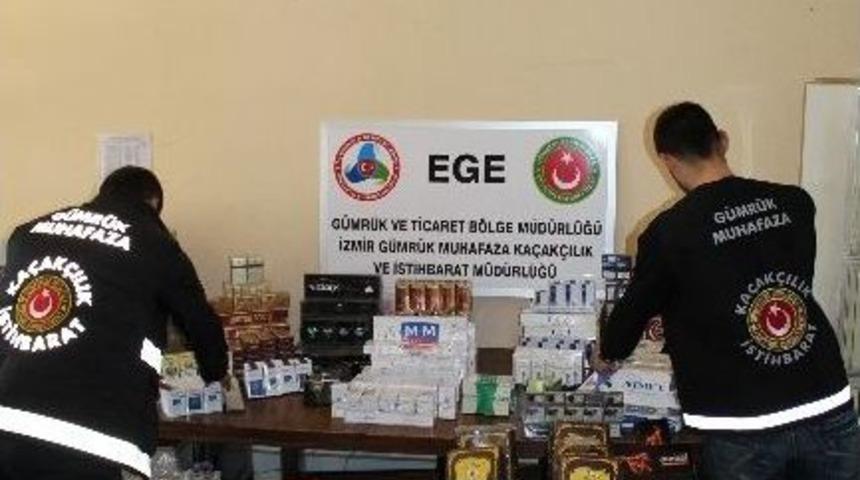 İzmir'de Ka&ccedil;ak T&uuml;t&uuml;n Operasyonu