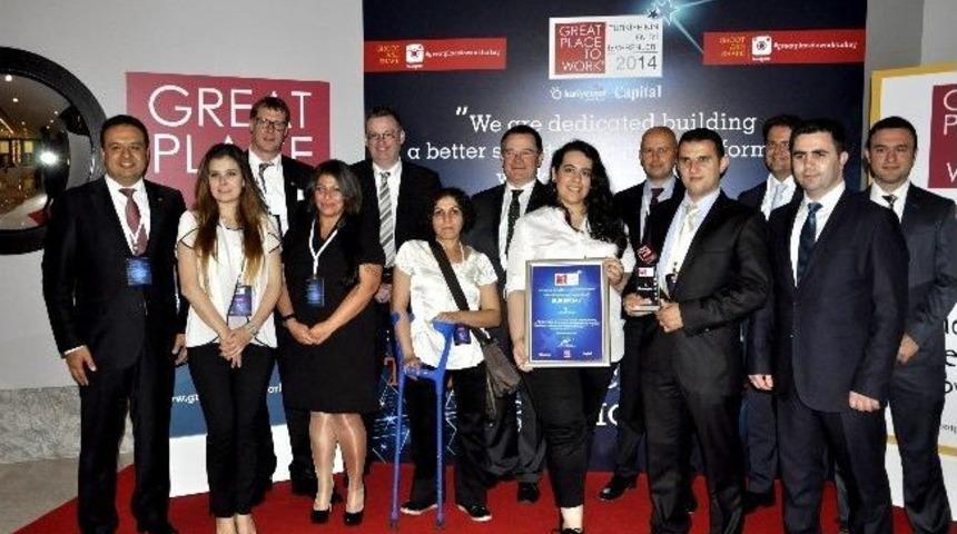 Bursagaz&rsquo;a T&uuml;rkiye&rsquo;nin En İyi İşvereni &Ouml;d&uuml;l&uuml;