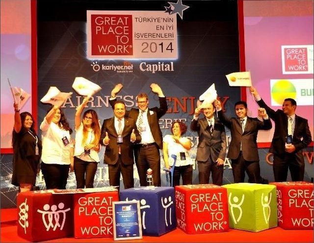 Bursagaz&rsquo;a T&uuml;rkiye&rsquo;nin En İyi İşvereni &Ouml;d&uuml;l&uuml; 2