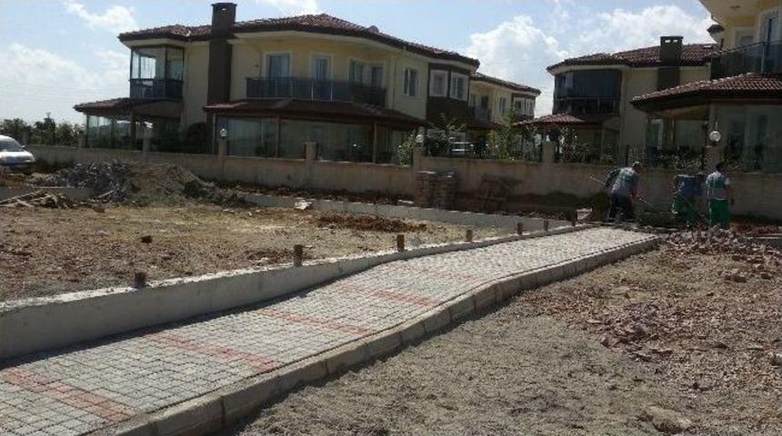 Kabaoğlu K&ouml;y&uuml;nde Park &Ccedil;alışmaları Devam Ediyor