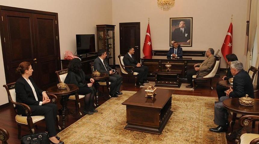 Ordu Tabipler Odası'nın Yeni Y&ouml;netiminden Vali &Ccedil;ift&ccedil;i'ye Ziyaret
