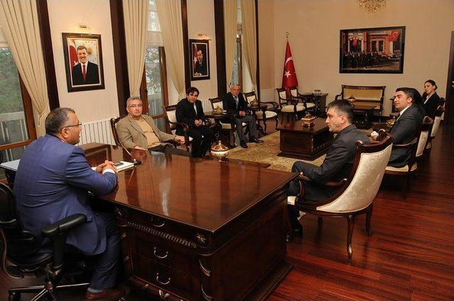 Ordu Tabipler Odası nın Yeni Yönetiminden Vali Çiftçi ye Ziyaret 1