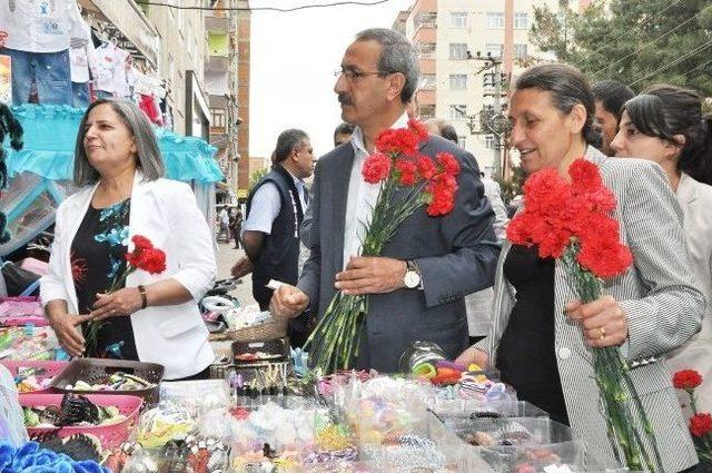 Belediye Eşbaşkanları Kaldırım İşgaline Karşı Esnafı Ziyaret Etti