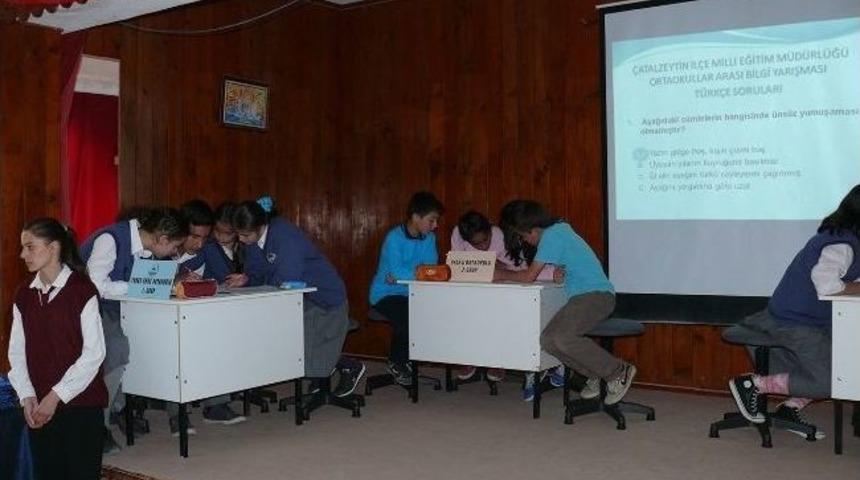 Ortaokullar Arası Bilgi Yarışmasında Yunus Emre Birinci Oldu