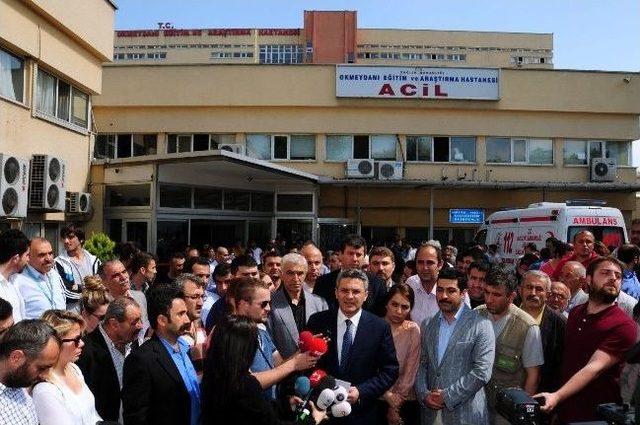 Chp’li Salıcı, Vurulan Genci Hastanede Ziyaret Etti 1