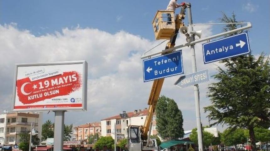 Korkuteli&rsquo;de Mobese Kameraları Bakımda