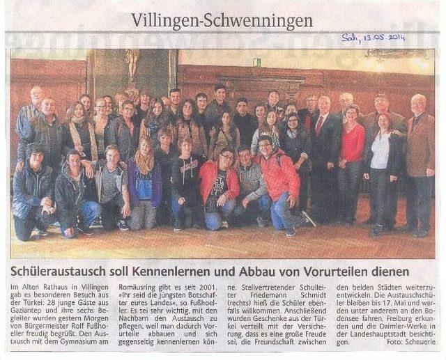 Gkv Liseliler &Ouml;ğrencilerinin Almanya &Ccedil;ıkarması 2