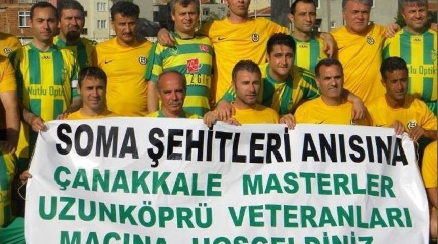 Edirne'de Soma İ&ccedil;in Dostluk Ma&ccedil;ı Oynandı