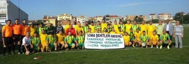 Edirne de Soma İ&ccedil;in Dostluk Ma&ccedil;ı Oynandı 1