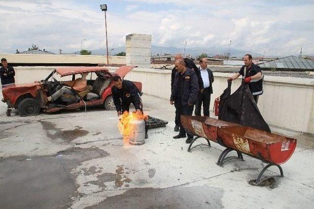 &Ouml;ğrencilerden İtfaiyeye Ziyaret 3