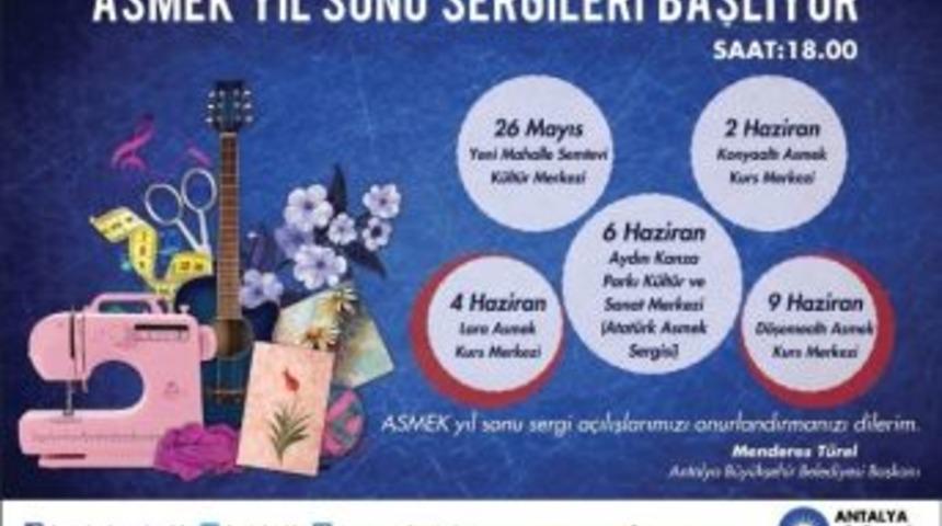 Asmek Yıl Sonu Sergileri Başlıyor