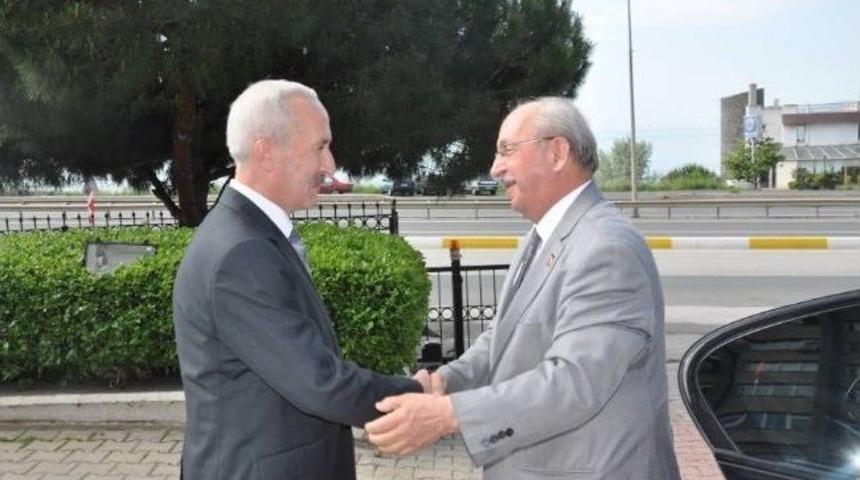 Tekirdağ B&uuml;y&uuml;kşehir Belediye Başkanı Albayraktan, İl Emniyet M&uuml;d&uuml;r&uuml; Erol&rsquo;a Ziyaret