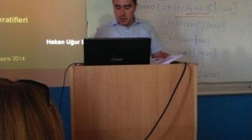Mezun Olduğu Okuldaki Meslektaşlarına Ders Verdi