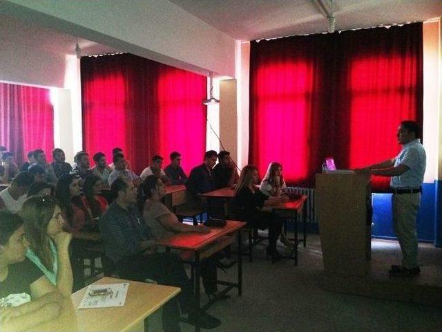 Mezun Olduğu Okuldaki Meslektaşlarına Ders Verdi 2