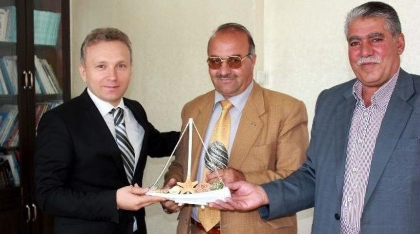 Muhtarlardan Kaymakam Tanrıkulu’na Teşekkür Ziyareti