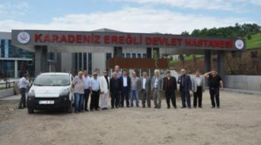 Ak Parti Y&ouml;netimi yeni Devlet Hastanesini inceledi