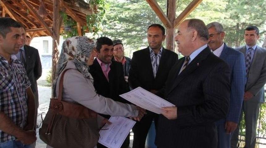 Diplomalı &Ccedil;obanlar Sertifikalarını Aldı