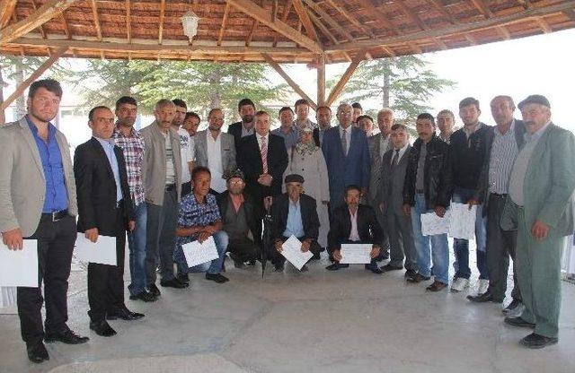 Diplomalı &Ccedil;obanlar Sertifikalarını Aldı 2