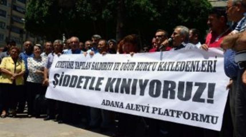 Uğur Kurt&rsquo;un &Ouml;ld&uuml;r&uuml;lmesi Adana&rsquo;da Protesto Edildi