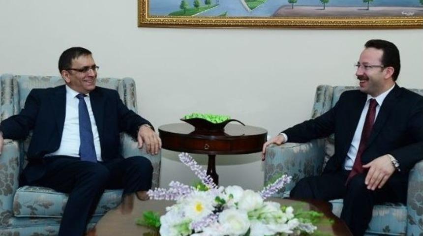 Halkbankası Genel M&uuml;d&uuml;r&uuml; Taşkesenlioğlu&rsquo;ndan Vali Vekili Yamlı&rsquo;ya Ziyaret